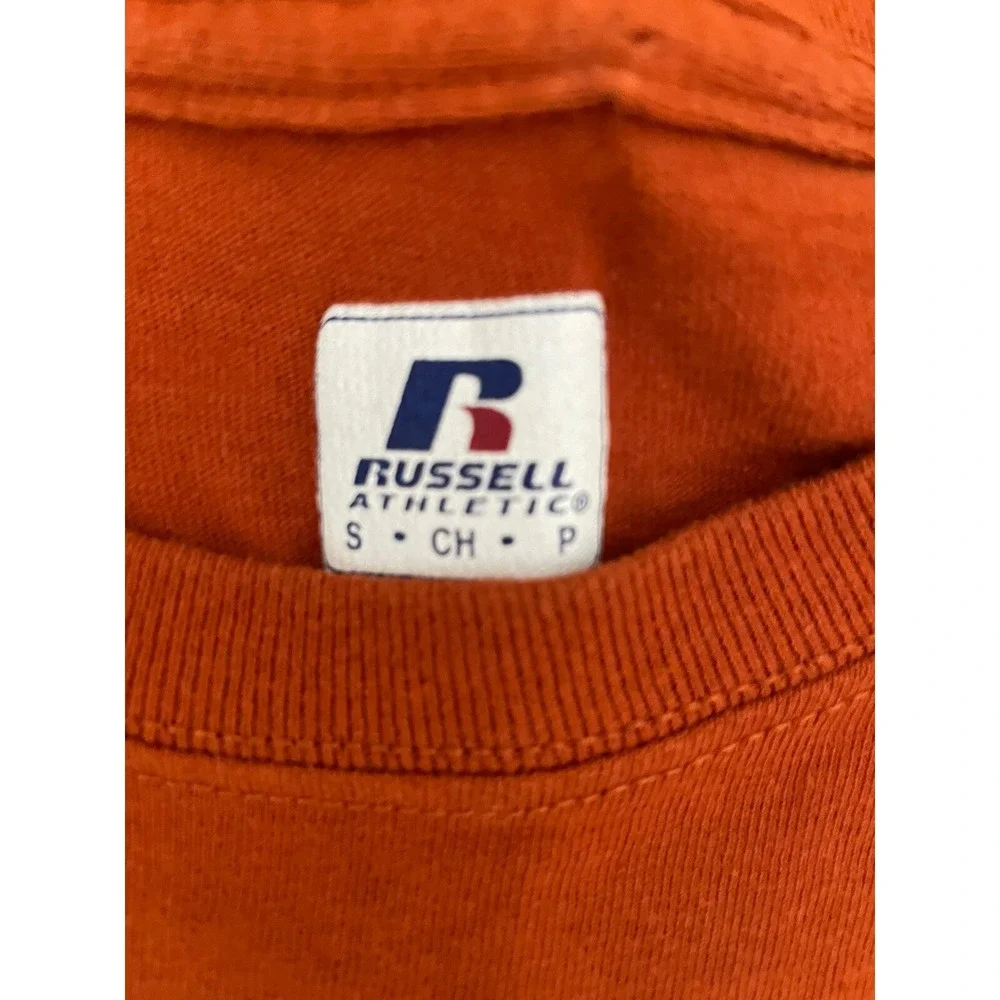 Aloha State Maui Womens Size Small Orange Short Sleeve T-Shirt Russell Athletics